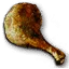 Roasted chicken leg