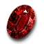 Flawless ruby