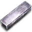 Meteorite silver ingot