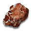 Unrefined copper ore