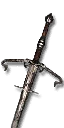 Toussaint Ducal Guard Officer's steel sword