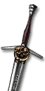 Forgotten Wolven steel sword