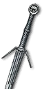 Ursine silver sword