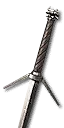 Feline silver sword