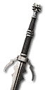 Feline silver sword - mastercrafted