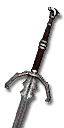 Legendary Manticore silver sword