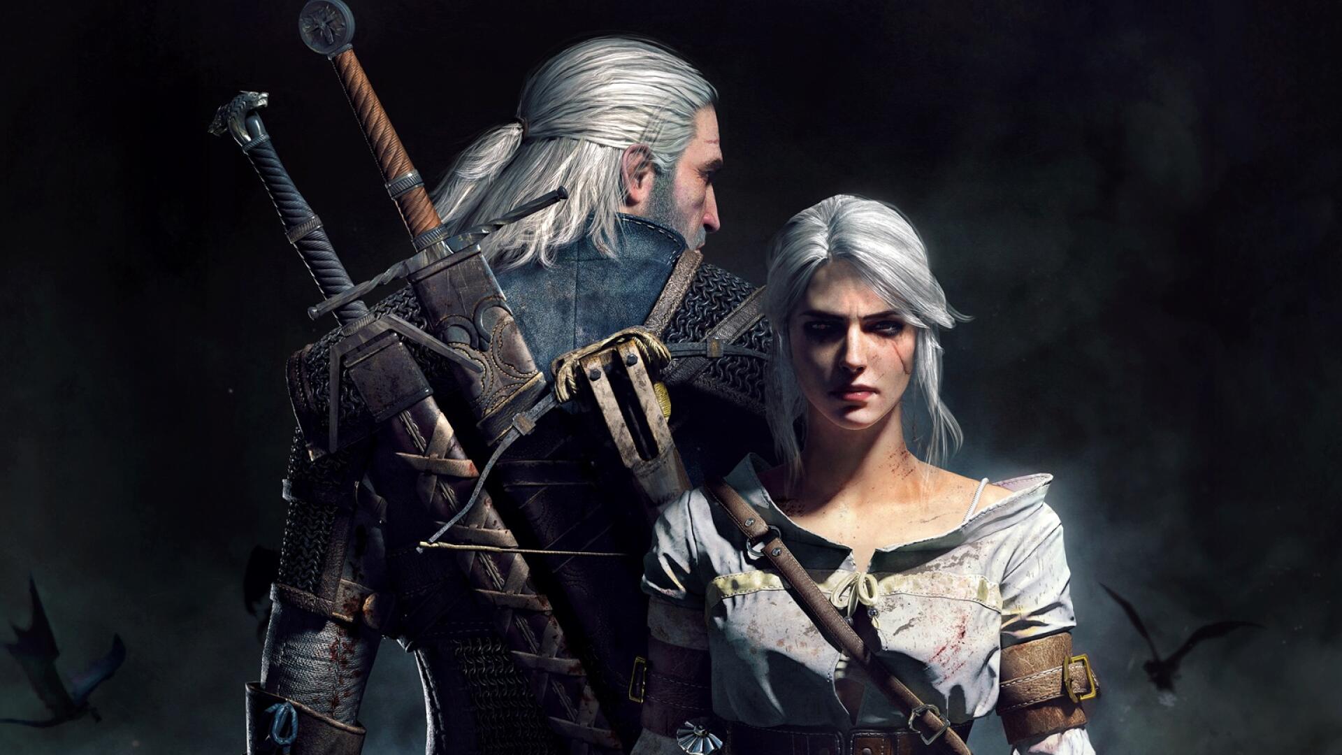 Geralt and Ciri, the thread the main quest of The Witcher 3 follows